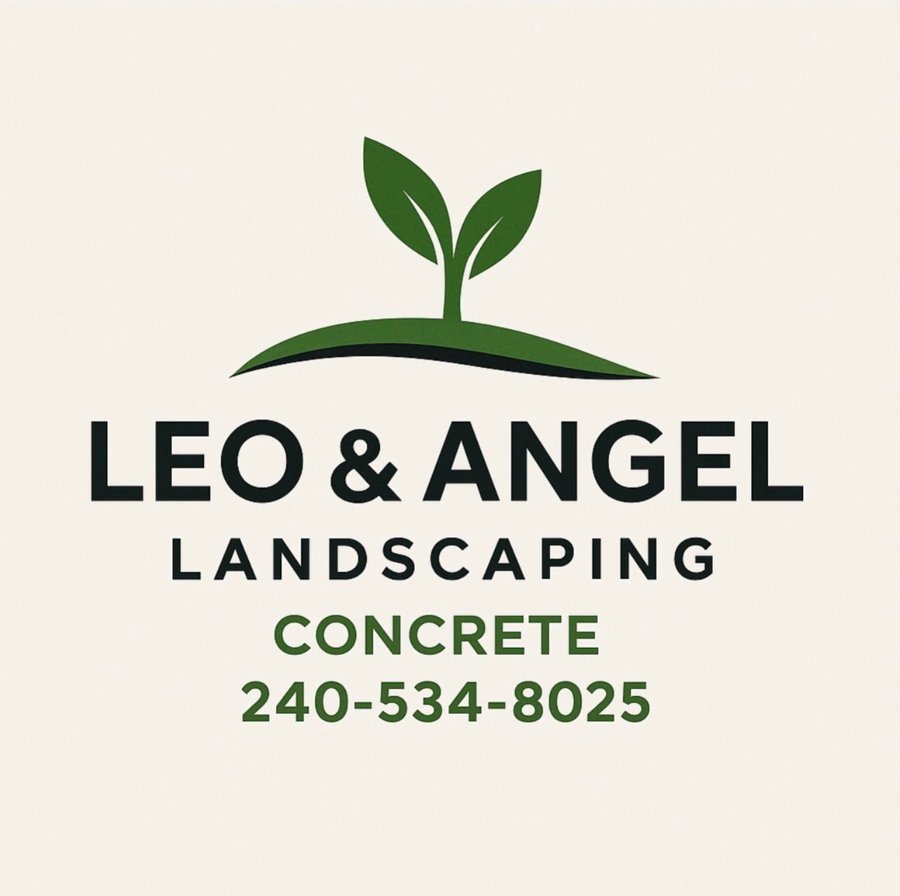 Leo&Angel Landscaping Logo